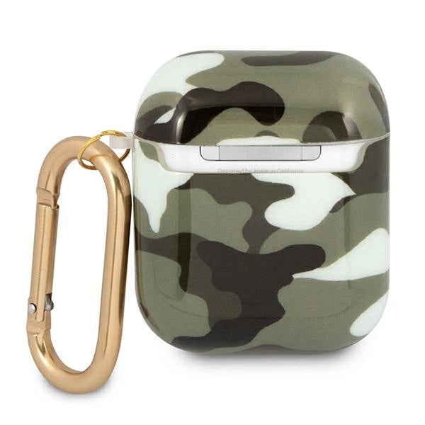 Guess GUA2UCAMA AirPods cover grøn/khaki Camo Collection