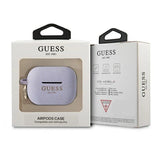 Guess GUAPSGGEU AirPods Pro cover lilla/lila Silikon Glitter