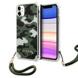Guess GUHCN61KSARKA iPhone 11 6.1" / Xr grøn/khaki hardcase Camo Collection