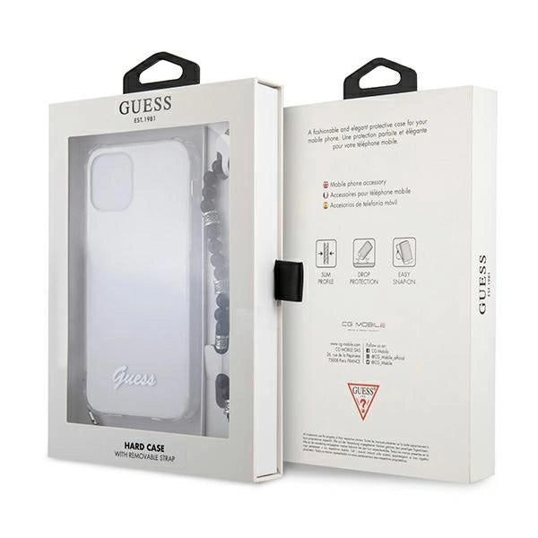 Guess GUHCP12LKPSBK iPhone 12 Pro Max 6.7" Gennemsigtig hardcase Black Pearl