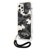 Guess GUHCP12LKSARBK iPhone 12 Pro Max 6.7" sort/sort hardcase Camo Collection
