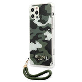 Guess GUHCP12LKSARKA iPhone 12 Pro Max 6.7" grøn/khaki hardcase Camo Collection