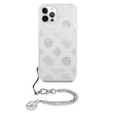 Guess GUHCP12LKSPESI iPhone 12 Pro Max 6.7" sølv/sølv hardcase Peony Chain Collection