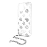 Guess GUHCP12LKSPESI iPhone 12 Pro Max 6.7" sølv/sølv hardcase Peony Chain Collection