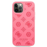 Guess GUHCP12LLSPEFU iPhone 12 Pro Max 6.7" fuchsia/fuchsia hardcase Peony Collection