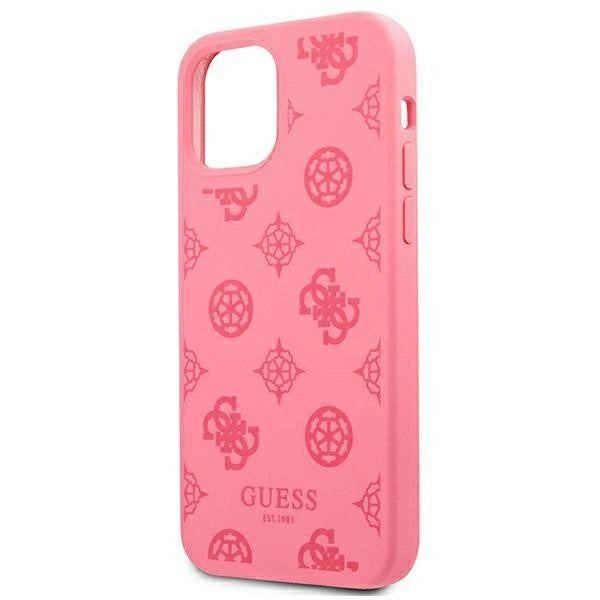 Guess GUHCP12LLSPEFU iPhone 12 Pro Max 6.7" fuchsia/fuchsia hardcase Peony Collection