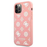 Guess GUHCP12LLSPEWPI iPhone 12 Pro Max 6.7" pink/pink hard case Peony Collection