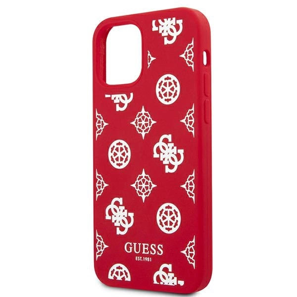 Guess GUHCP12LLSPEWRE iPhone 12 Pro Max 6.7" rød/rød hard case Peony Collection