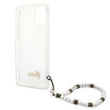 Guess GUHCP12MKPSWH iPhone 12/12 Pro 6.1" Transparent Hardcase White Pearl