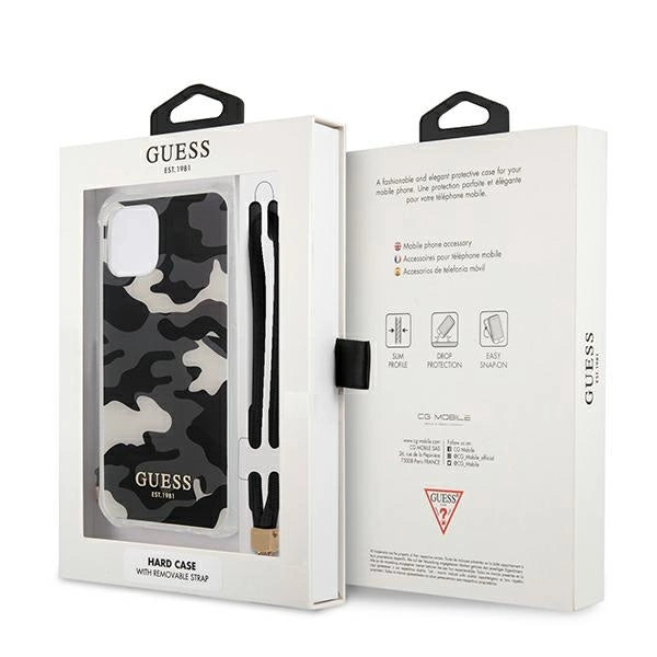 Guess GUHCP12MKSARBK iPhone 12/12 Pro 6.1" sort/sort hardcase Camo Collection