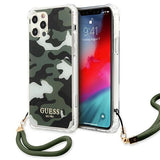 Guess GUHCP12MKSARKA iPhone 12/12 Pro 6.1" grøn/khaki hardcase Camo Collection