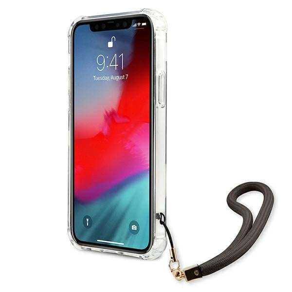 Guess Marble Collection iPhone 12 / iPhone 12 Pro Case - Grå