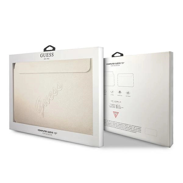 Gæt Saffiano Script tilfælde for en 13 "laptop - guld