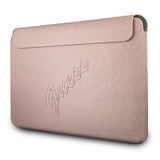Gæt Saffiano Script cover til en 13 " laptop - pink