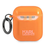 Karl Lagerfeld KLA2UCHFO AirPods-cover pomaranczowy/orange Choupette