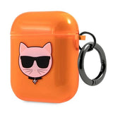 Karl Lagerfeld KLA2UCHFO AirPods-cover pomaranczowy/orange Choupette