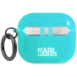Karl Lagerfeld KLA3UCHFL AirPods 3 cover Niebieski/blå Choupette
