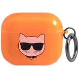 Karl Lagerfeld KLA3UCHFO AirPods 3 cover appelsin/orange Choupette