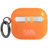 Karl Lagerfeld KLA3UCHFO AirPods 3 cover appelsin/orange Choupette