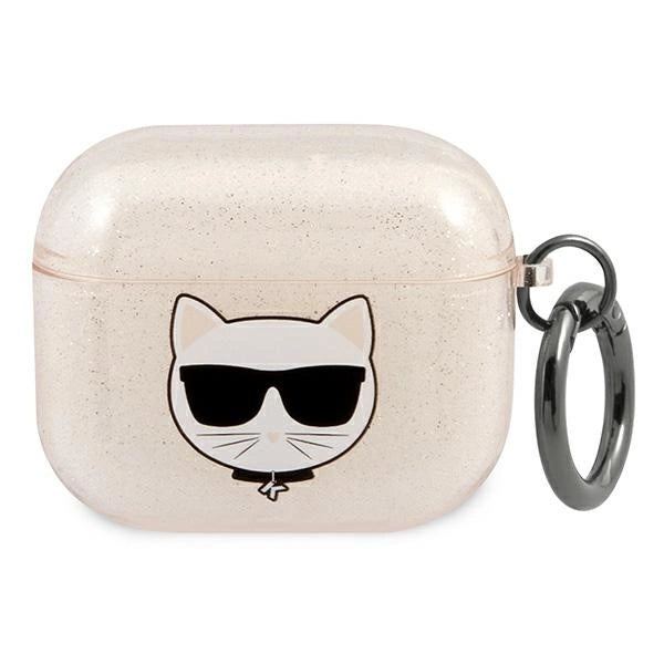 Karl Lagerfeld KLA3UCHGD AirPods 3 cover złoty/guld Glitter Choupette