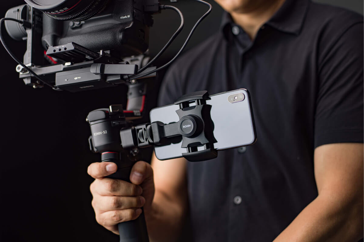 DJI R Phone Holder Mobiltelefon/Smartphone Sort