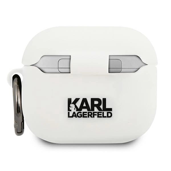 Karl Lagerfeld KLACA3SILCHWH AirPods 3 cover hvid/hvid Silicone Choupette