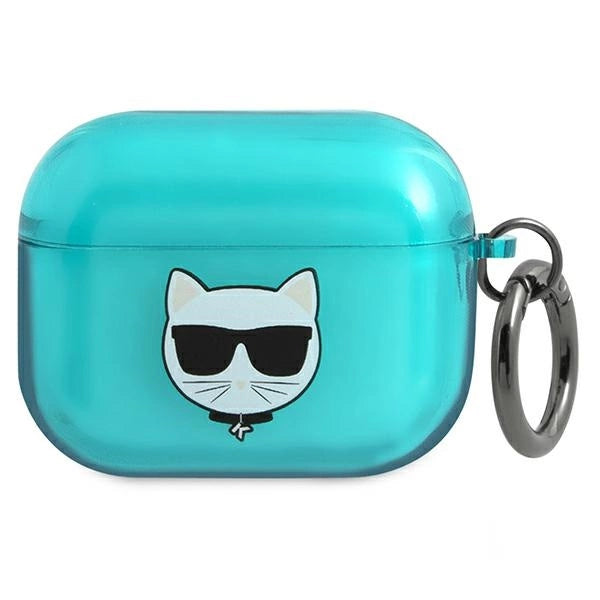 Karl Lagerfeld KLAPUCHFL AirPods Pro cover Niebieski/blå Choupette