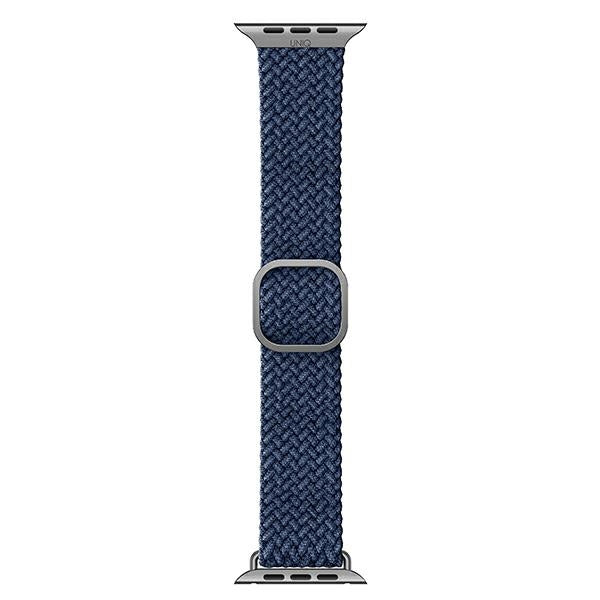 Uniq Aspen flettet rem til Apple Watch 1/2/3/4/5/6/7/8/SE/SE2 40/38/41 mm - Blå