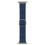 Uniq Aspen flettet rem til Apple Watch 1/2/3/4/5/6/7/8/SE/SE2 40/38/41 mm - Blå