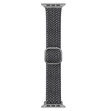 Uniq Aspen flettet rem til Apple Watch 1/2/3/4/5/6/7/8/SE/SE2 40/38/41 mm - Grå