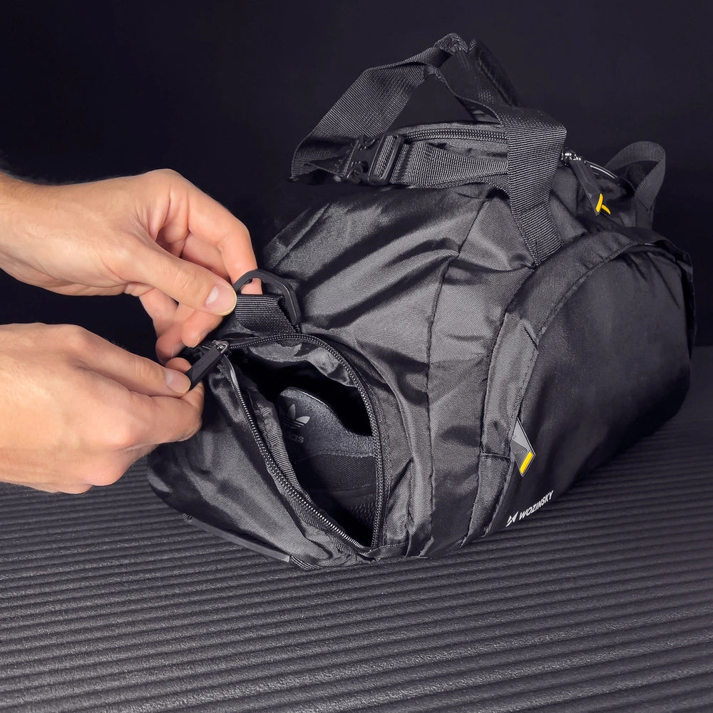 Wozinsky Travel Sports Bag Bag Bag Bag Hand Luggage Bag 40x20x25 cm for Airplane Black (WSB-B01)
