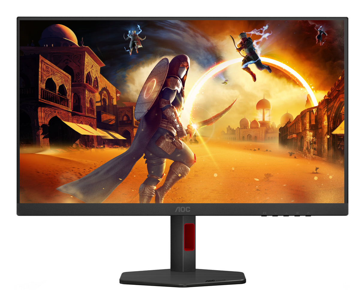 AOC G4 U27G4R computerskærm 68,6 cm (27") 3840 x 2160 pixel 4K Ultra HD LED Sort, Rød