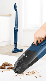 Bosch Serie 2 BBHF216 stav støvsuger & elektrisk kost 2-i-1 stangstøvsuger Batteri Dry Poseløs Blå