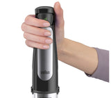 Braun MQ 7000X 0,6 L Nedsænkning blender 1000 W Sort, Satin stål