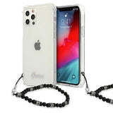 Guess GUHCP12MKPSBK iPhone 12/12 Pro 6.1" Gennemsigtig hardcase Black Pearl