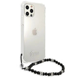 Guess GUHCP12MKPSBK iPhone 12/12 Pro 6.1" Gennemsigtig hardcase Black Pearl