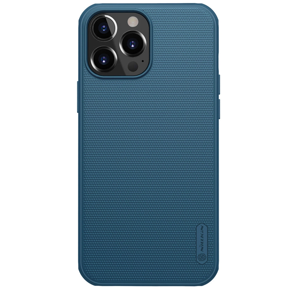 Nillkin Super Frosted Shield Pro holdbar kuffert, cover til iPhone 13 Pro Max, blå