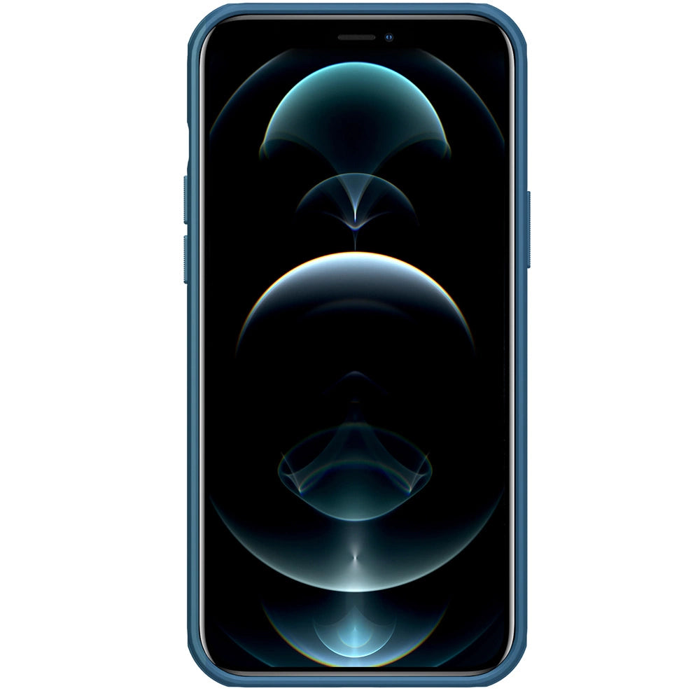 Nillkin Super Frosted Shield Pro holdbar kuffert, cover til iPhone 13 Pro Max, blå