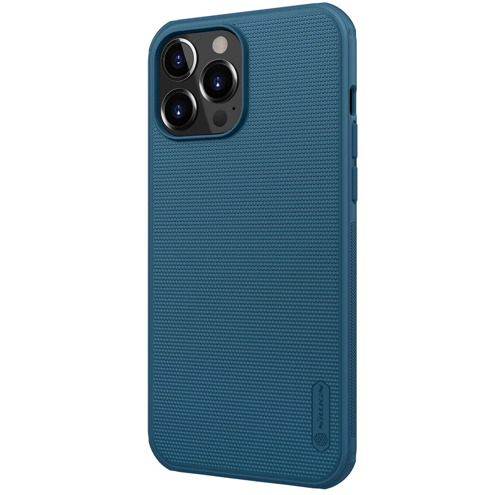 Nillkin Super Frosted Shield Pro holdbar kuffert, cover til iPhone 13 Pro Max, blå
