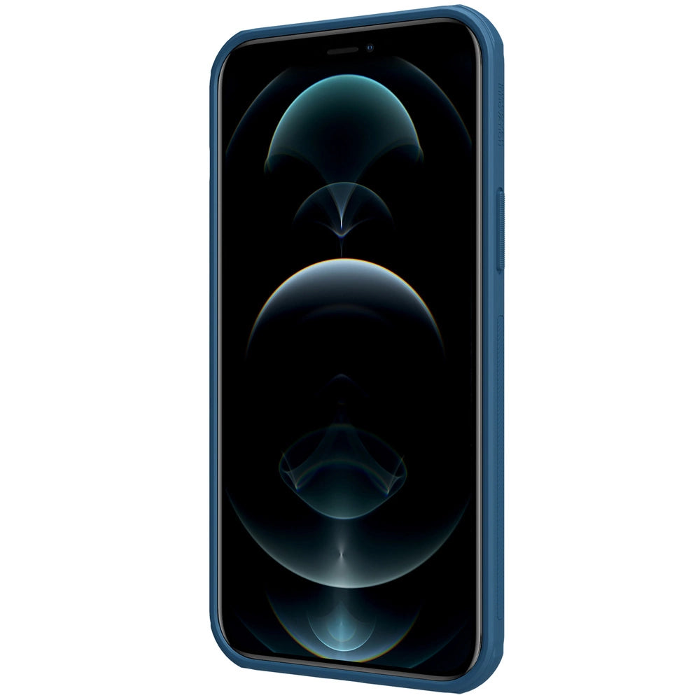 Nillkin Super Frosted Shield Pro holdbar kuffert, cover til iPhone 13 Pro Max, blå