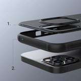 Nillkin Super Frosted Shield Pro holdbar kuffert, cover til iPhone 13 Pro Max, blå