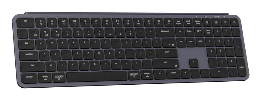 Keychron B6P-K1 tastatur Hjemme/kontor USB + RF Wireless + Bluetooth Grå
