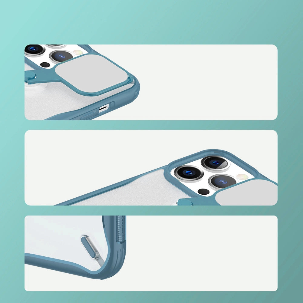 Nillkin Cyclops Case holdbar kuffert med kameraomslag og sammenklappelig stand til iPhone 13 Pro sort