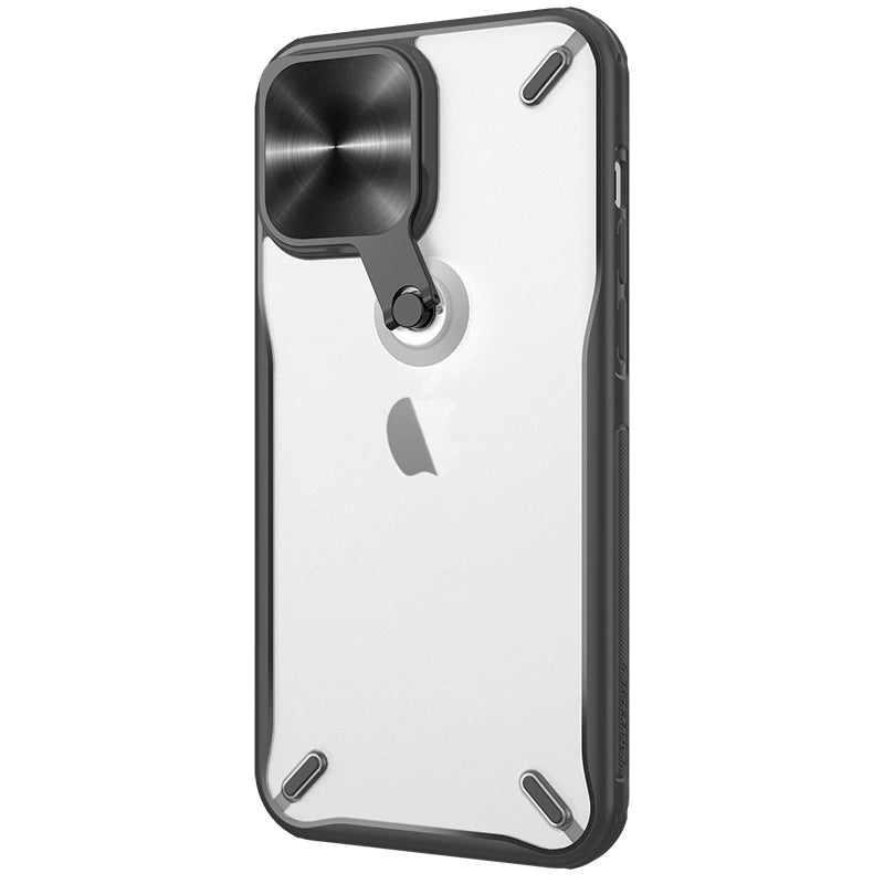 Nillkin Cyclops Case holdbar kuffert med kameraomslag og sammenklappelig stand til iPhone 13 Pro sort