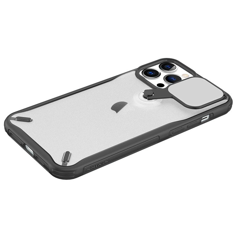 Nillkin Cyclops Case holdbar kuffert med kameraomslag og sammenklappelig stand til iPhone 13 Pro sort