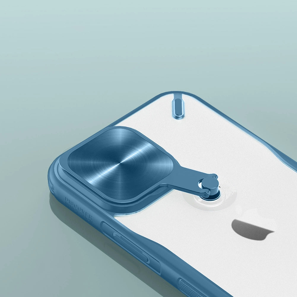 Nillkin Cyclops Case holdbar kuffert med kameraomslag og sammenklappelig stand til iPhone 13 Pro sort
