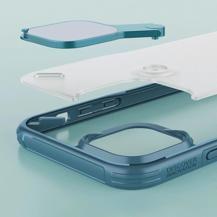 Nillkin Cyclops Case holdbar kuffert med kameraomslag og sammenklappelig stand til iPhone 13 Pro sort