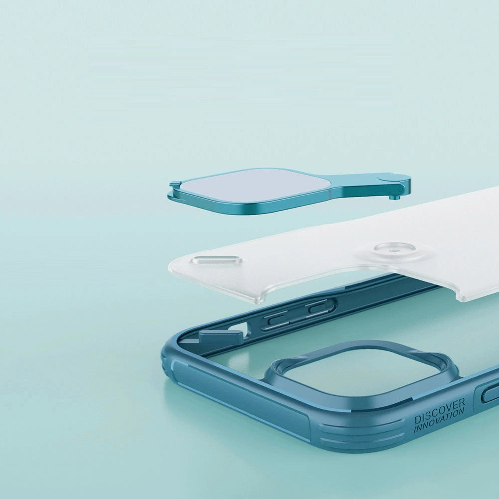 Nillkin Cyclops Case holdbar kuffert med kameraomslag og sammenklappelig stand til iPhone 13 Pro Max sort