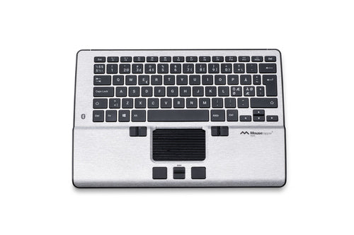 Mousetrapper Alpha tastatur Mus inkluderet Kontor USB + Bluetooth QWERTY Nordisk Sølv