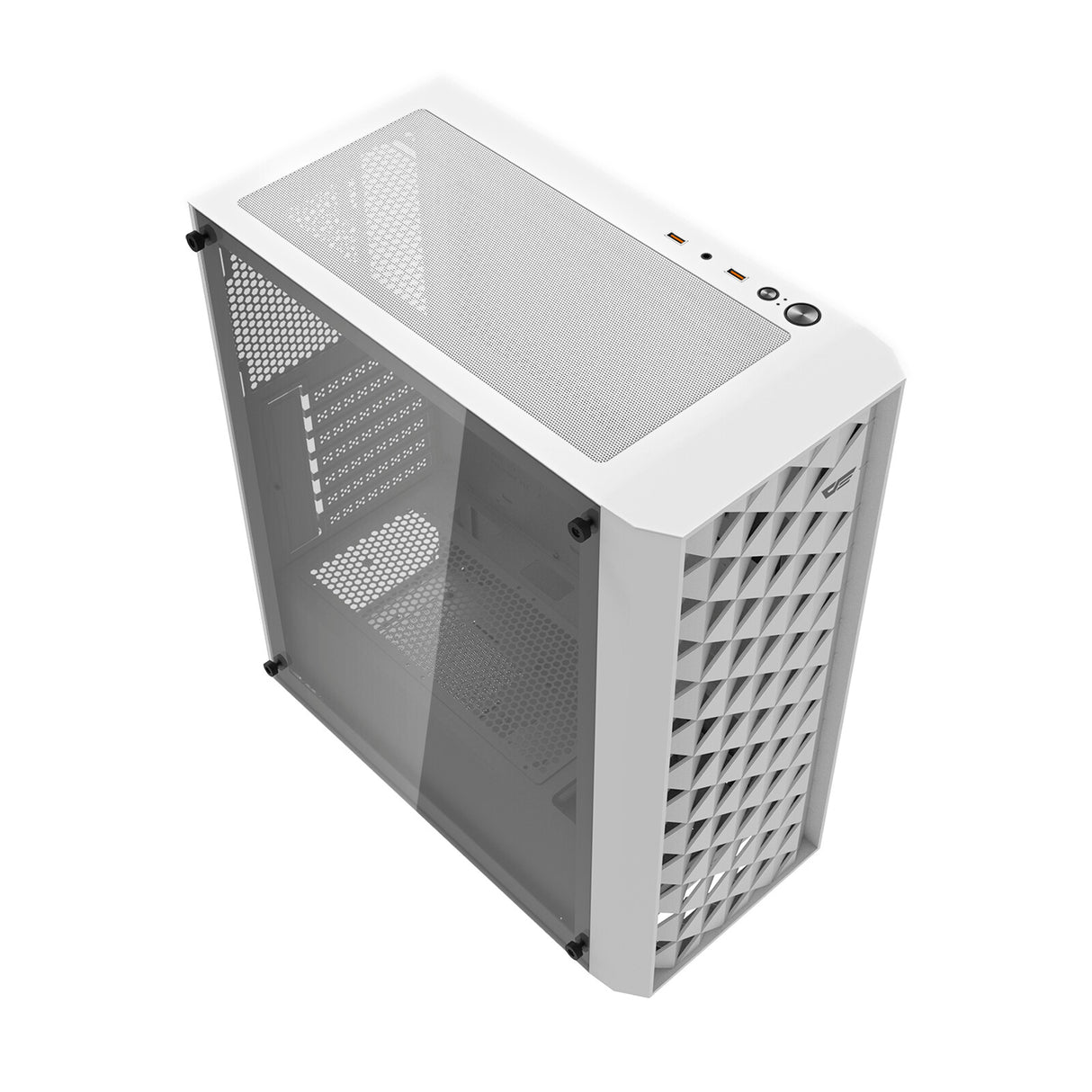 darkFlash DK351 WHITE computeretui Midi Tower Hvid